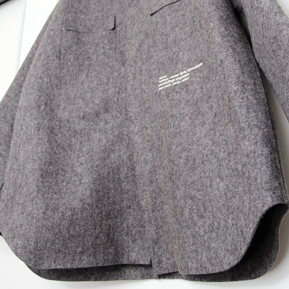 AW18 OAMC KUNSTHALLE FELT OVERSHIRT JACKET L - Picture 6 of 16